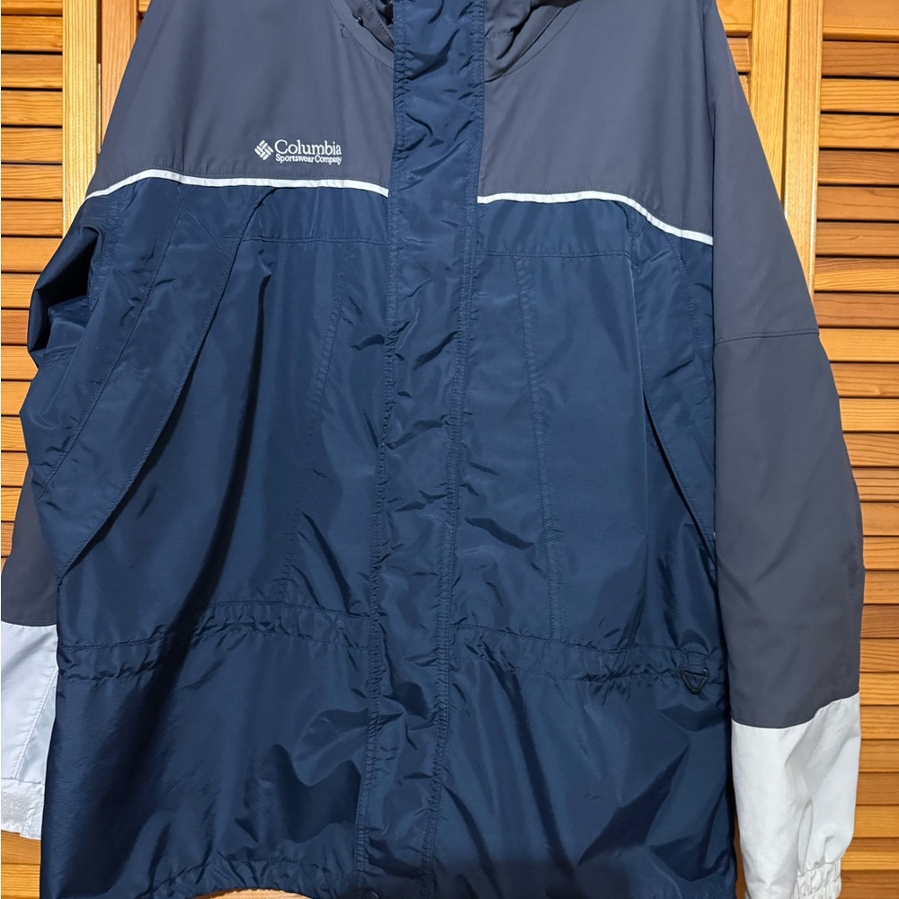 Columbia Dark Blue and Light Gray Jacket